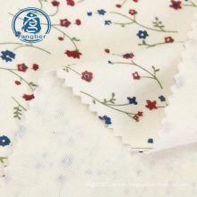 High Quality Knit Floral Printed Poly Spun Jersey 95% Polyester 5% Spandex Fabric